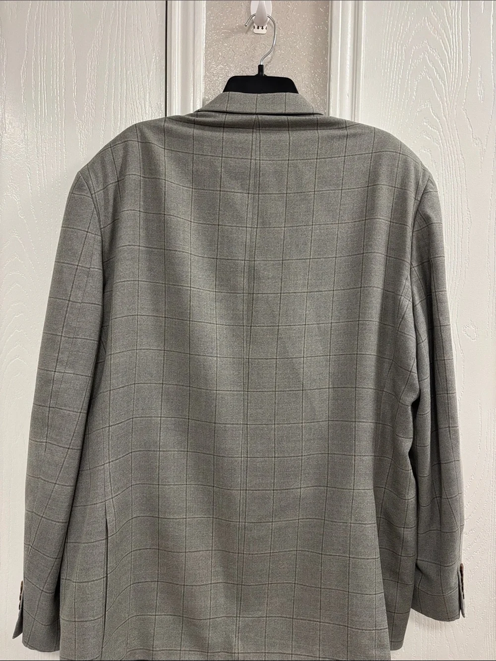 Lauren Ralph Lauren Gray Windowpane Blazer